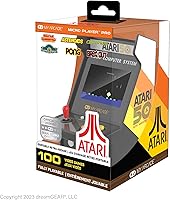 Vista 6 de My Arcade Atari Micro Player Pro: 100 Arcade Classics Games, 6.75" Portable Mini Arcade Machine, Retro Gaming Consoles