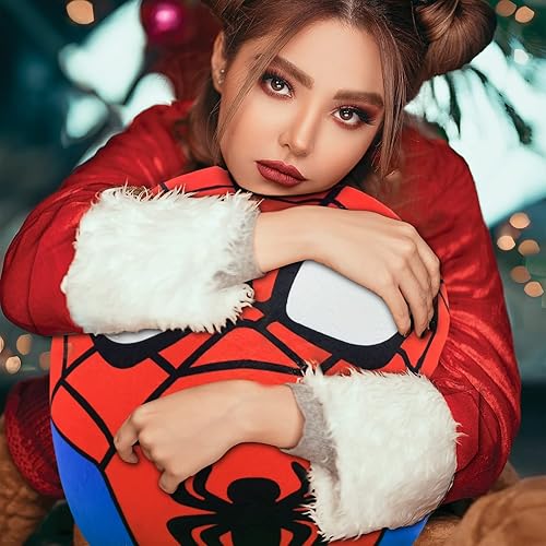 Miniatura 6 de jSvekje Almohada de felpa de araña de 14 pulgadas, juguetes de peluche de araña, almohada de araña súper esponjosa para niños y adultos, regalo de