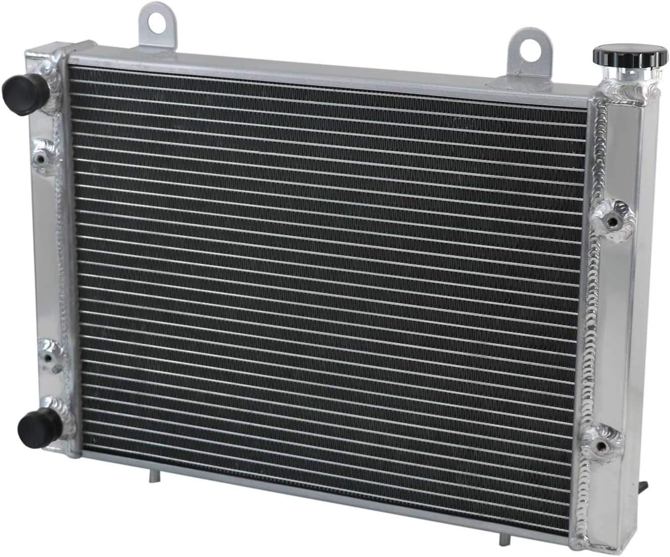 Aluminum Performance ATV Radiator Replacement for 2010-2014 Polaris Ranger 400 500 800 900 4X4 EFI EPS Models 2011 2012 2013