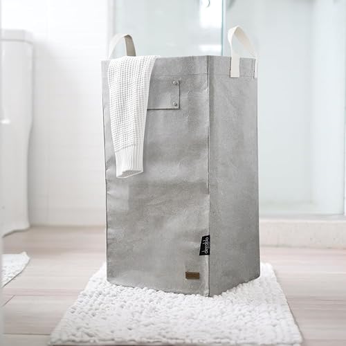 Miniatura 9 de Deeablo New York Bolsa de papel reutilizable sostenible, altamente versátil, lavable para reciclaje, cesta de reciclaje multiusos, bolsa de