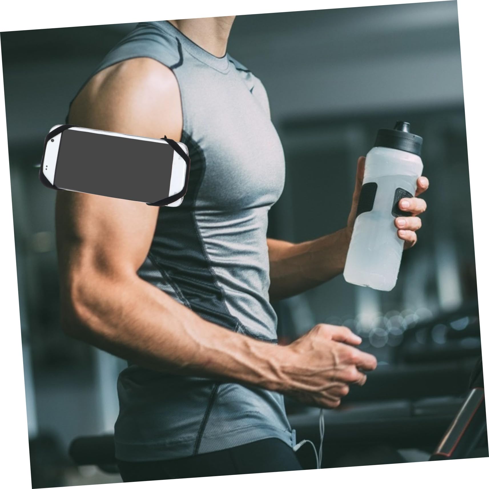 Operitacx 3 Set Braccio Rotante per Smartphone Marsupio Sportivo per Attività Compatibile con Nero Design e Traspirante