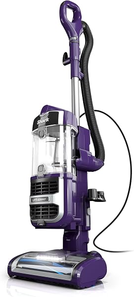 Shark Shark ZU102 Rotator Pet Upright Vacuum with PowerFins HairPro & Odor Neutralizer Technology, Charcoal, 2.9 L Dust Cup in use