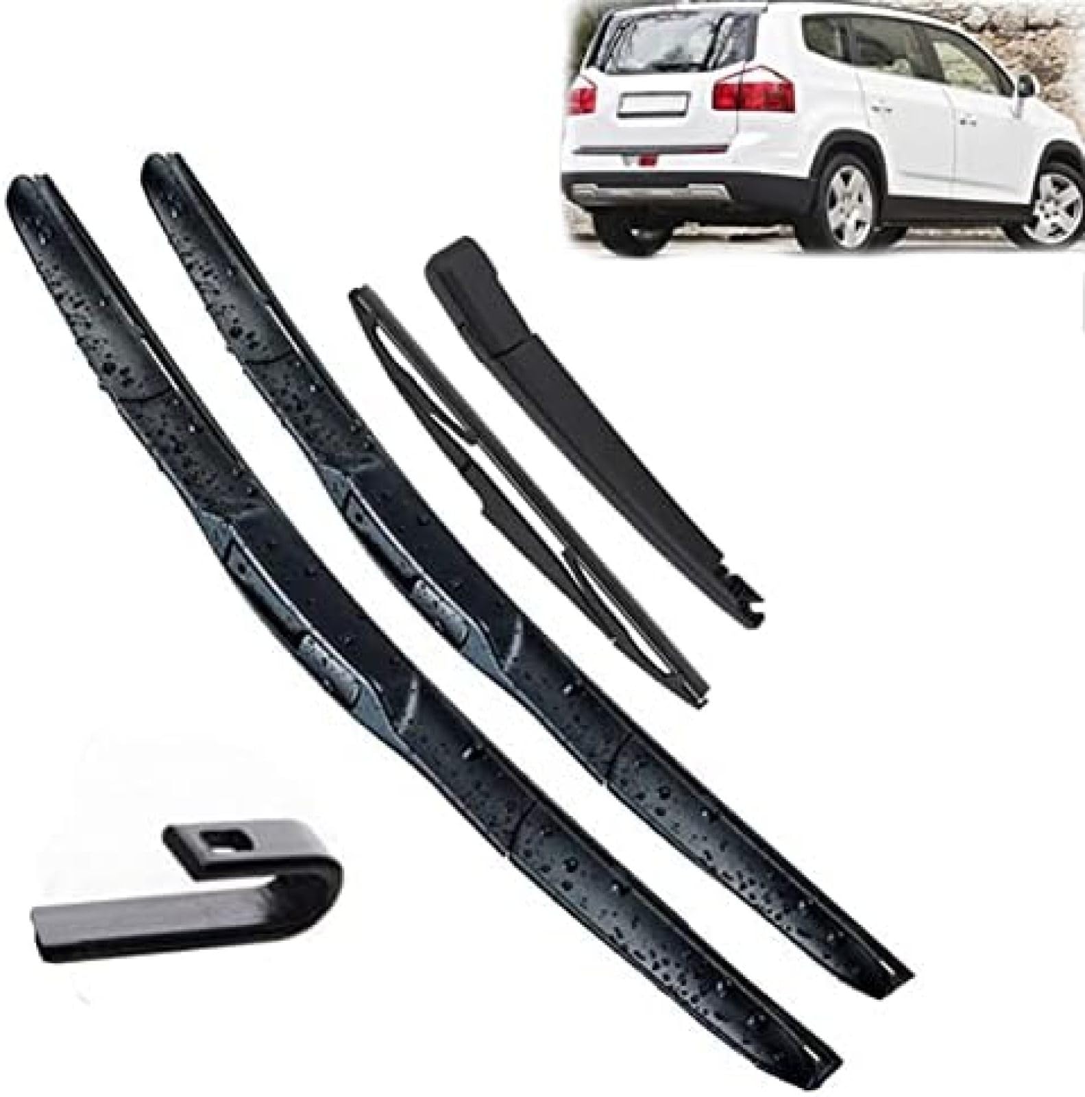 ,per Chevrolet,per Orlando 2011-2018 2017 2016 2015 Tergicristallo Anteriore Tergicristallo Posteriore Set Kit Parabrezza Parabrezza 24 "19" 10 "Tergicristalli