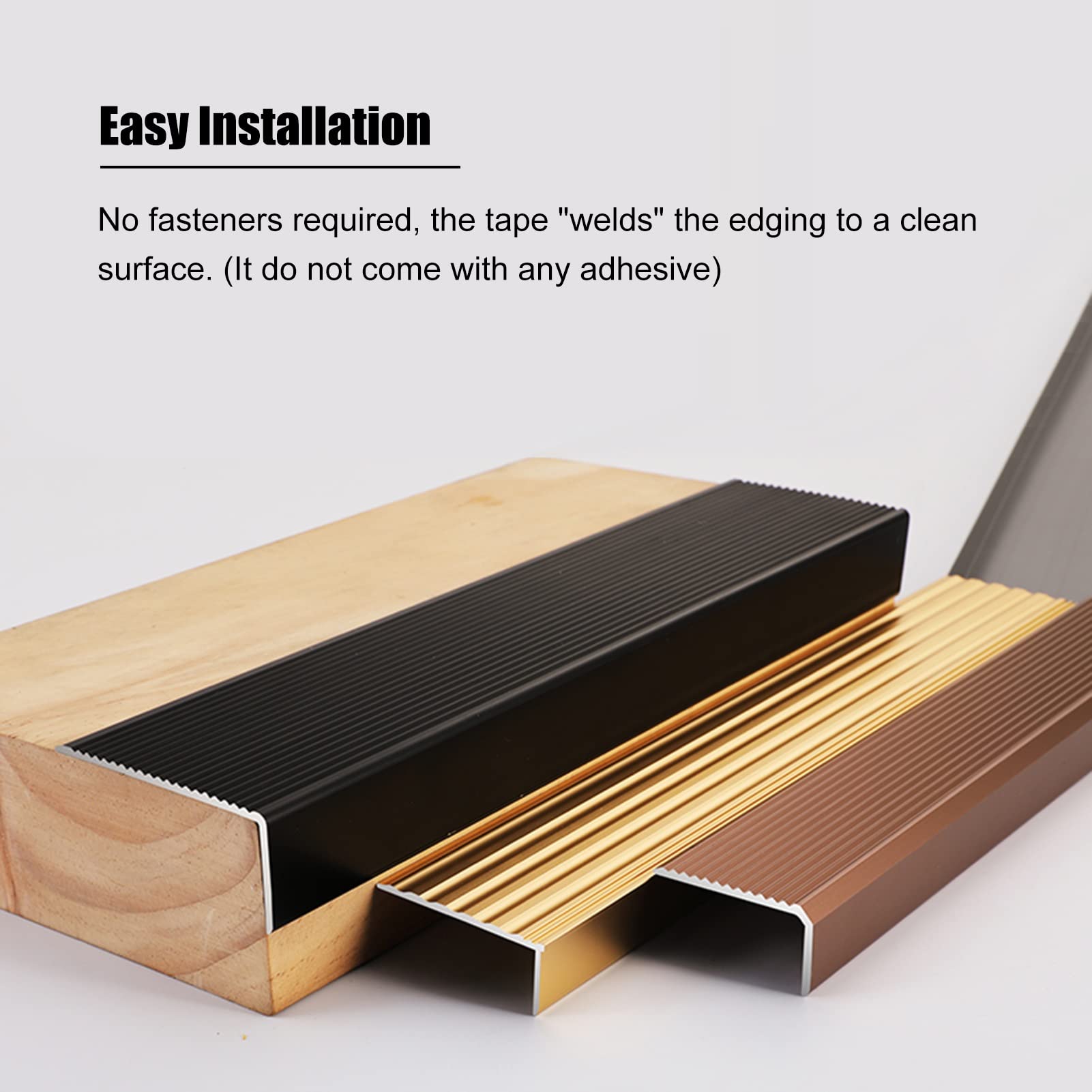 KitchenYeah® Inductie beschermer 81.2x52 cm - Zwart-wit foto van een trap tussen de