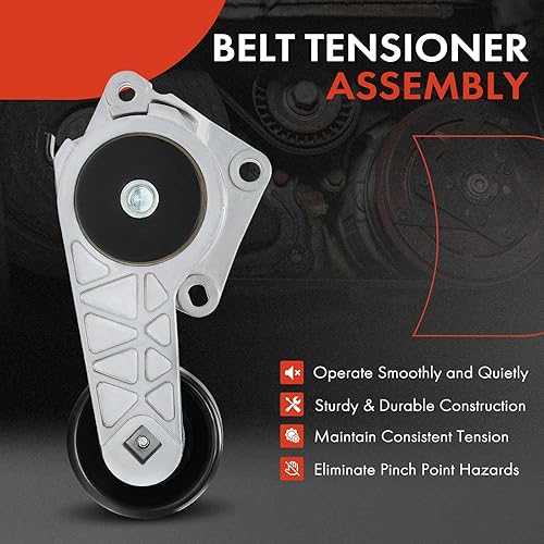 Miniatura 2 de A-Premium Conjunto tensor de correa con polea compatible con Ford F-150 2010-2014, F-250F-350 Super Duty 2011-2022, F-350 2015-2016, E-350E-450
