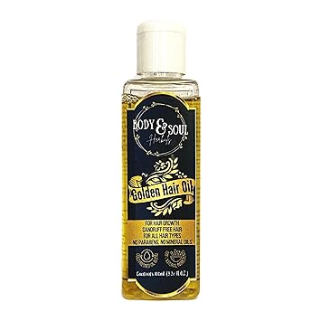 Body & Soul Herbals GOLDEN HAIR OIL - 100ml