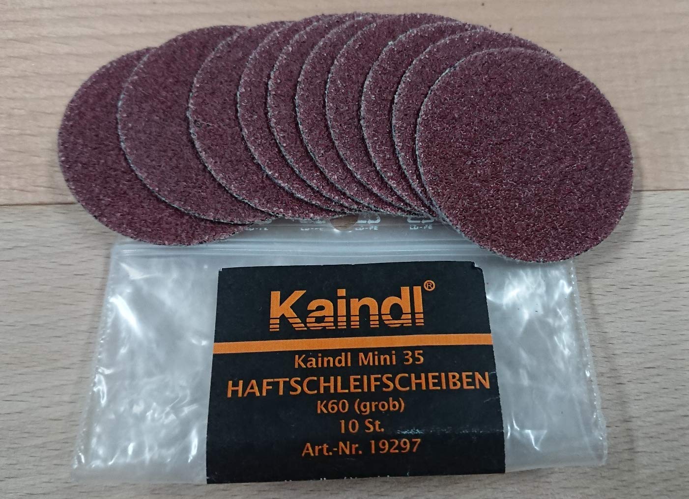 Lot De 10 Disques Abrasifs Avec Dos En Non-tissé 40 Mm Pour