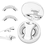 Higu clace Magnetic Eyelashes with Applicator Natural Look Magnetic Lashes No Glue Needed Reusable Eyelashes Soft with Applicator Easy to Wear and RemoveG01)