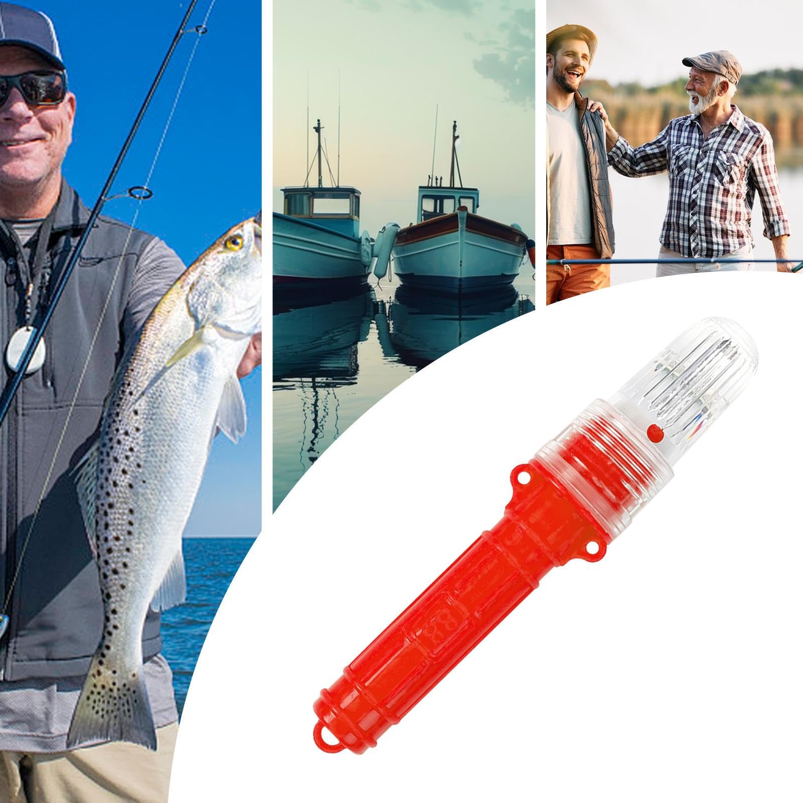 Fuoco Stroboscopico LED - Lampada di segnalazione per boa di posizione, lampada lampeggiante di avvertimento per reti da pesca e illuminazione di posizionamento marittimo