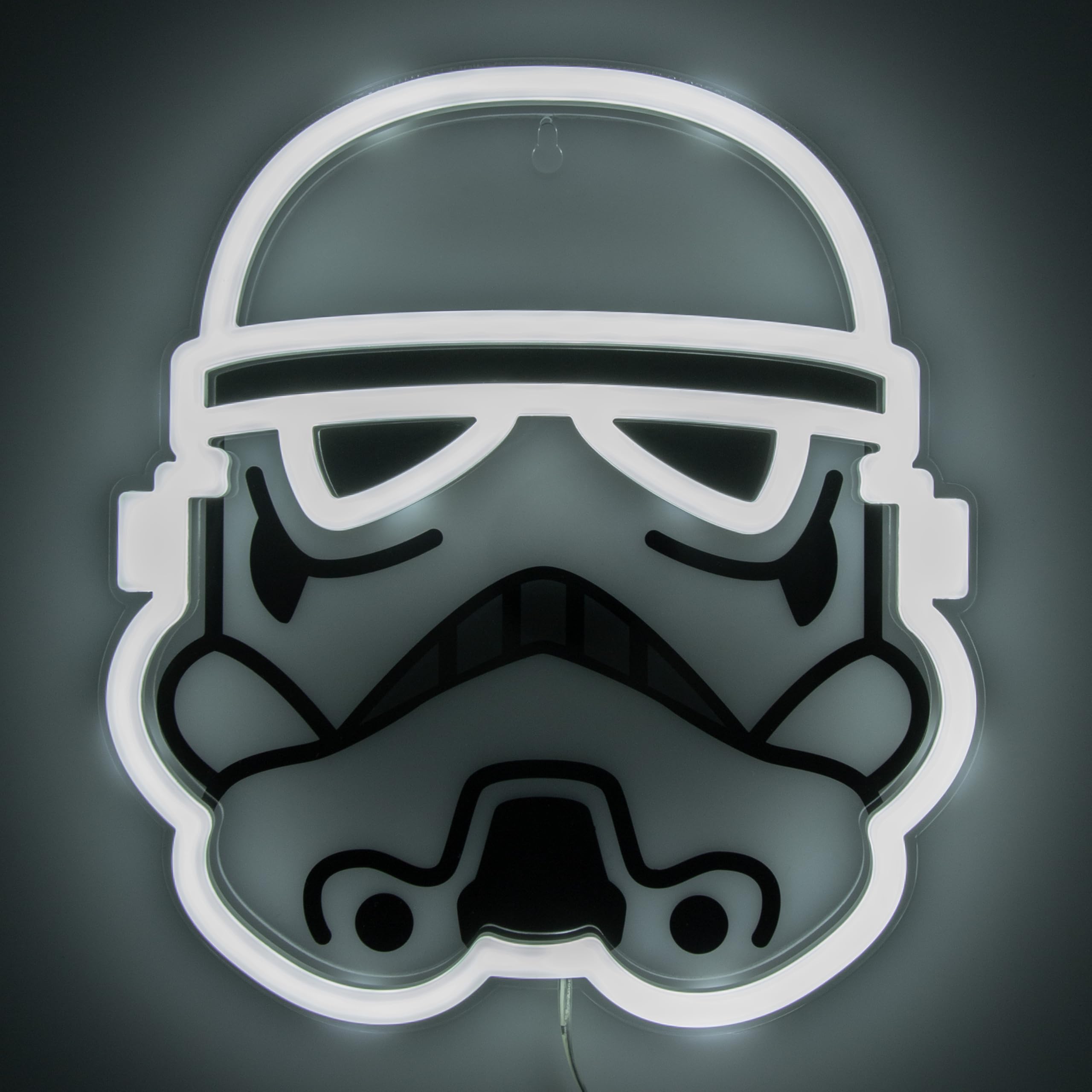 Paladone Stormtrooper Helmet LED Neon Wall Light, Officially Licensed Star Wars Lamp with Power Cord for Home Bedroom - Image 2