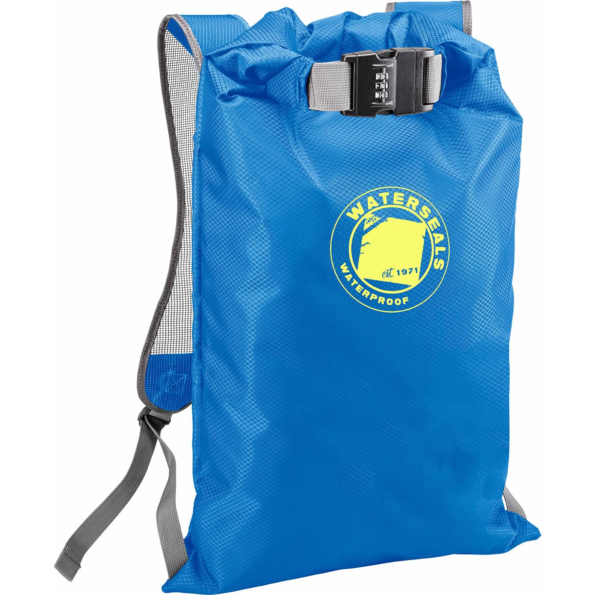 Lewis N. Clark Unisex's Waterseals Locking Backpack + Waterproof Bag, Teal, One Size