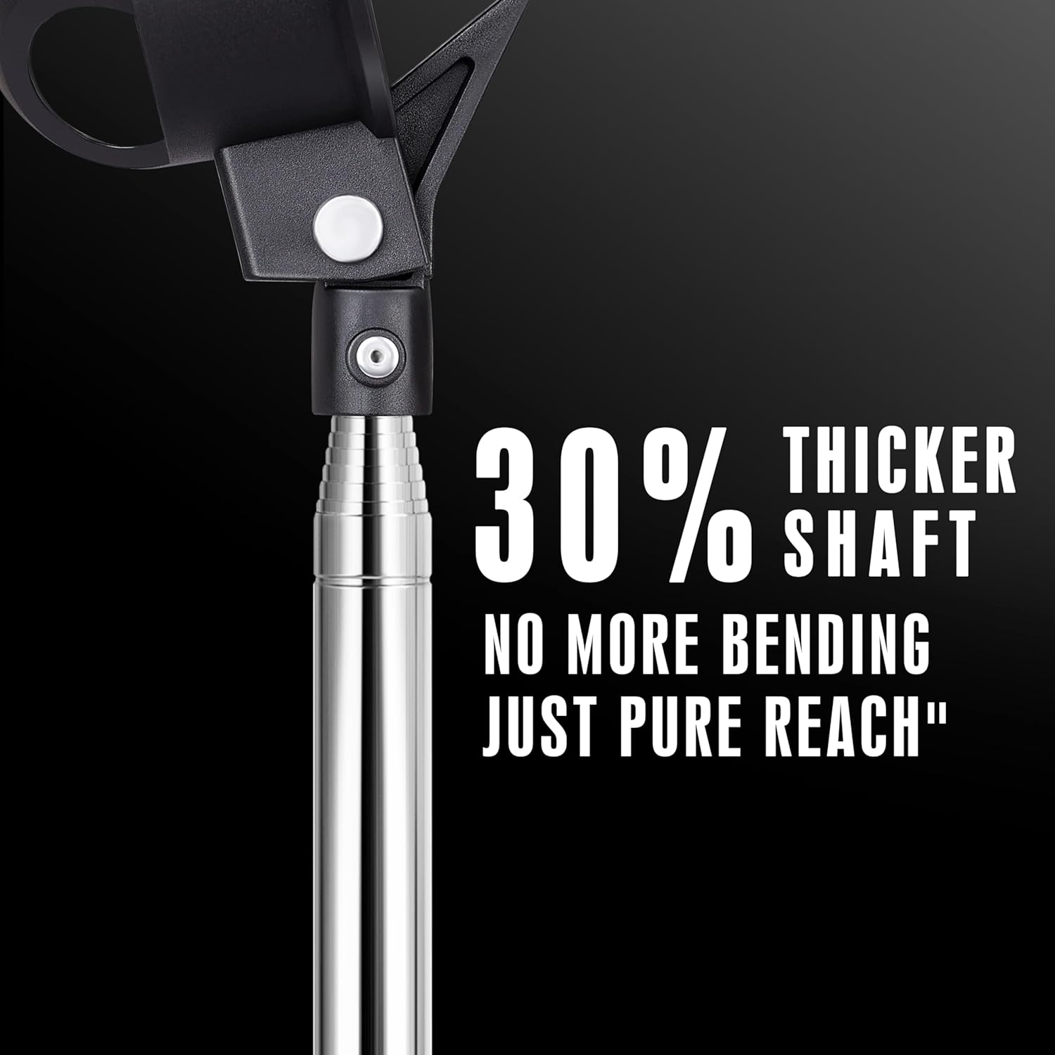 Pro Auto-Lock Golf Ball Retriever, Golf Ball Retriever Telescopic for Water 9Ft/12Ft/14.5Ft/16.3Ft with Heavy-Duty Stainless Steel Shaft & Non-Slip Rubber Grip