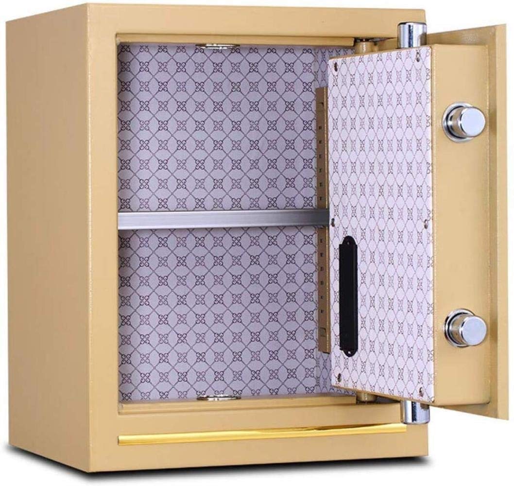 Sejfy sejfy cyfrowe bezpieczeństwo biometryczny wyświetlacz odcisków palców solidna stalowa konstrukcja do domu hotelu leki 38 x 32 x 48 cm bezpieczny