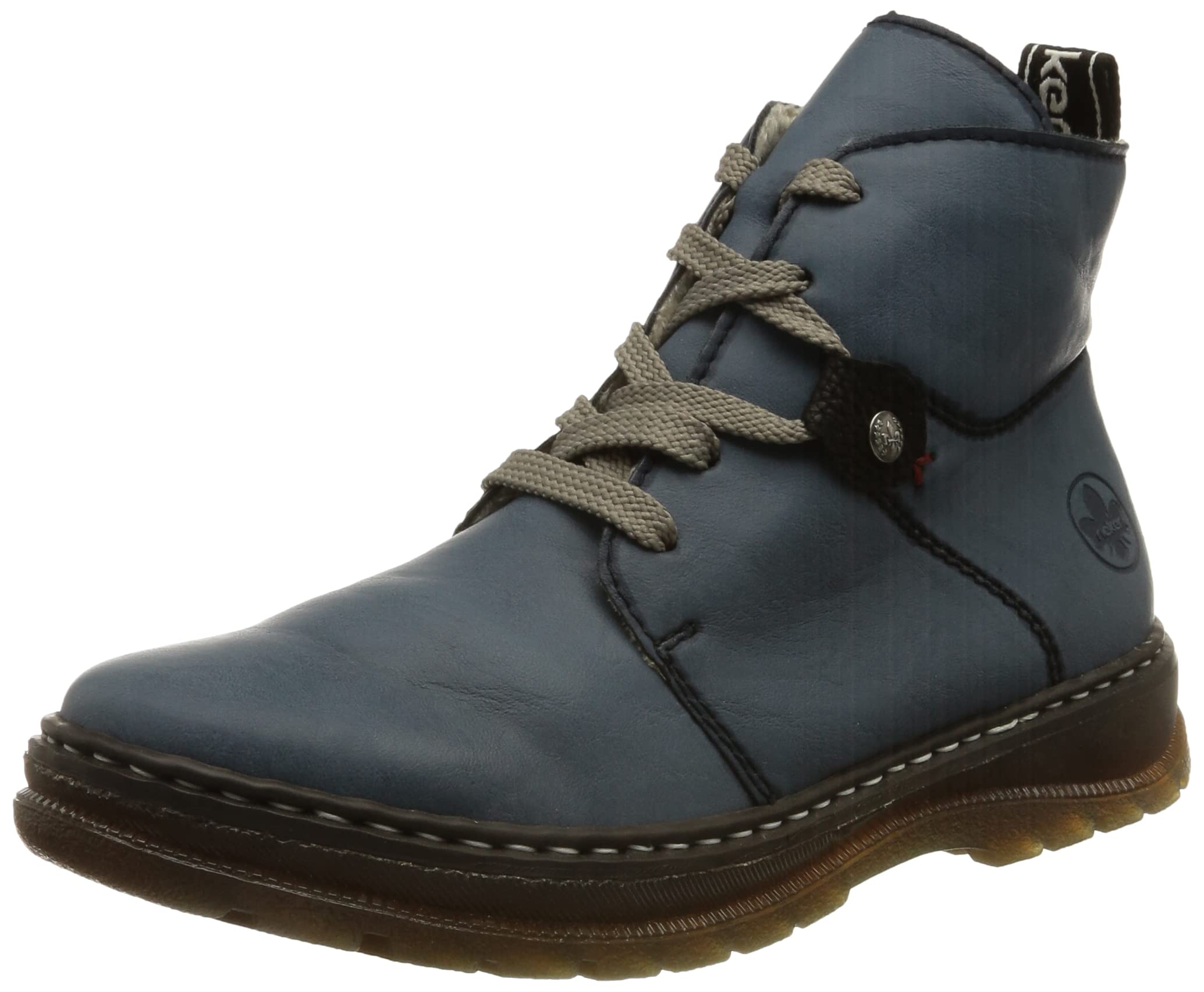 Rieker Women's Z2013 Fashion Boot, Blue, 10 UK
