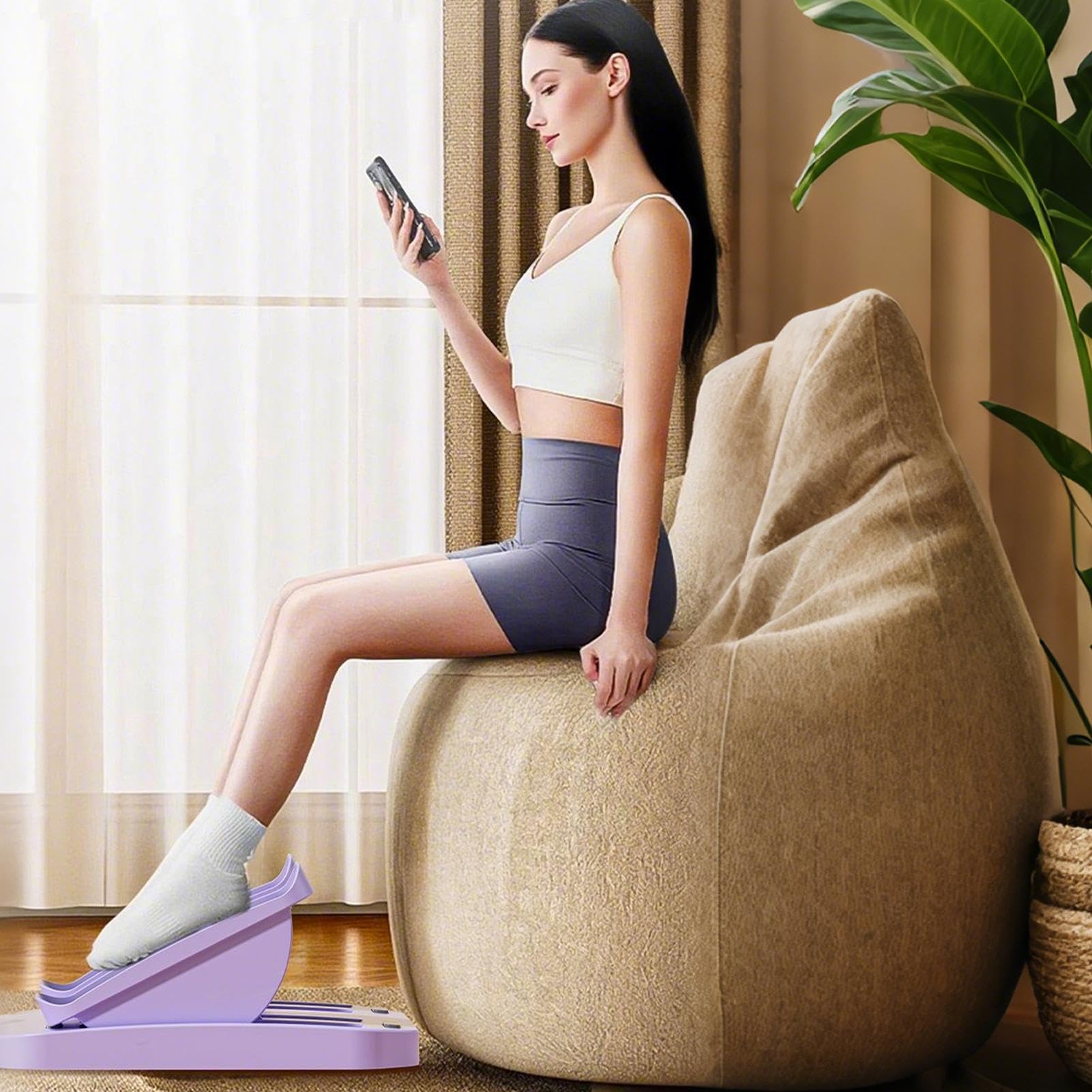 Estirador de Equipo de Fitness Antideslizante para Ejercicio Físico