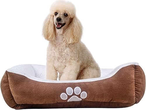 Miniatura 9 de Long Rich Rectangle Bolster Pet Bed Dog Bed Medium Size