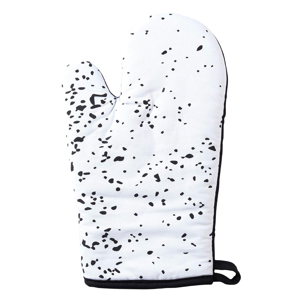 Premier Housewares Oven Glove, Cotton, White/Black, Single