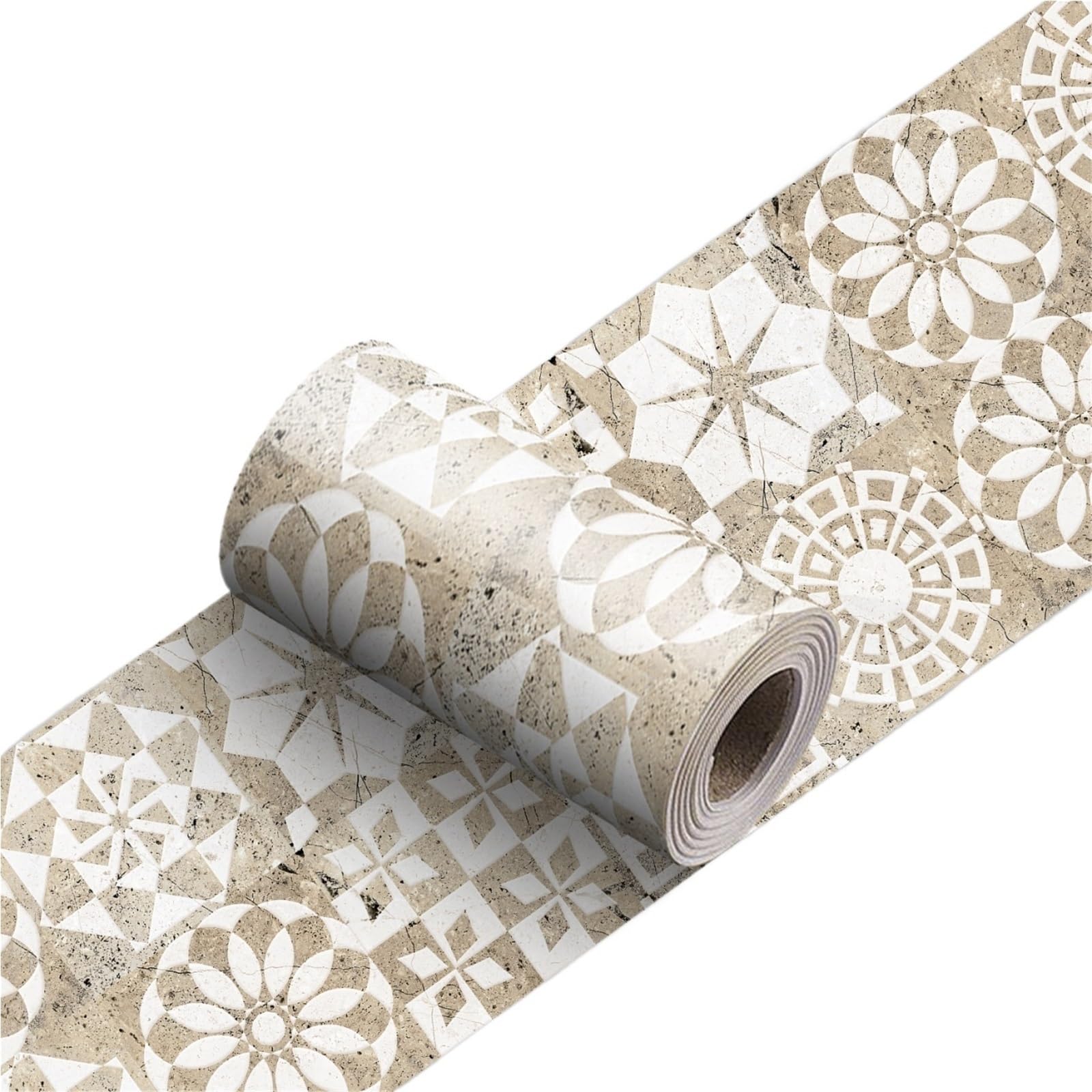 Cenefas Decorativas Adhesivas Azulejos línea de cintura tira decorativa rodapié baño Peel Stick cocina Backsplash pegatina pared cerámica(YX-180,30cmX240cmX1roll)