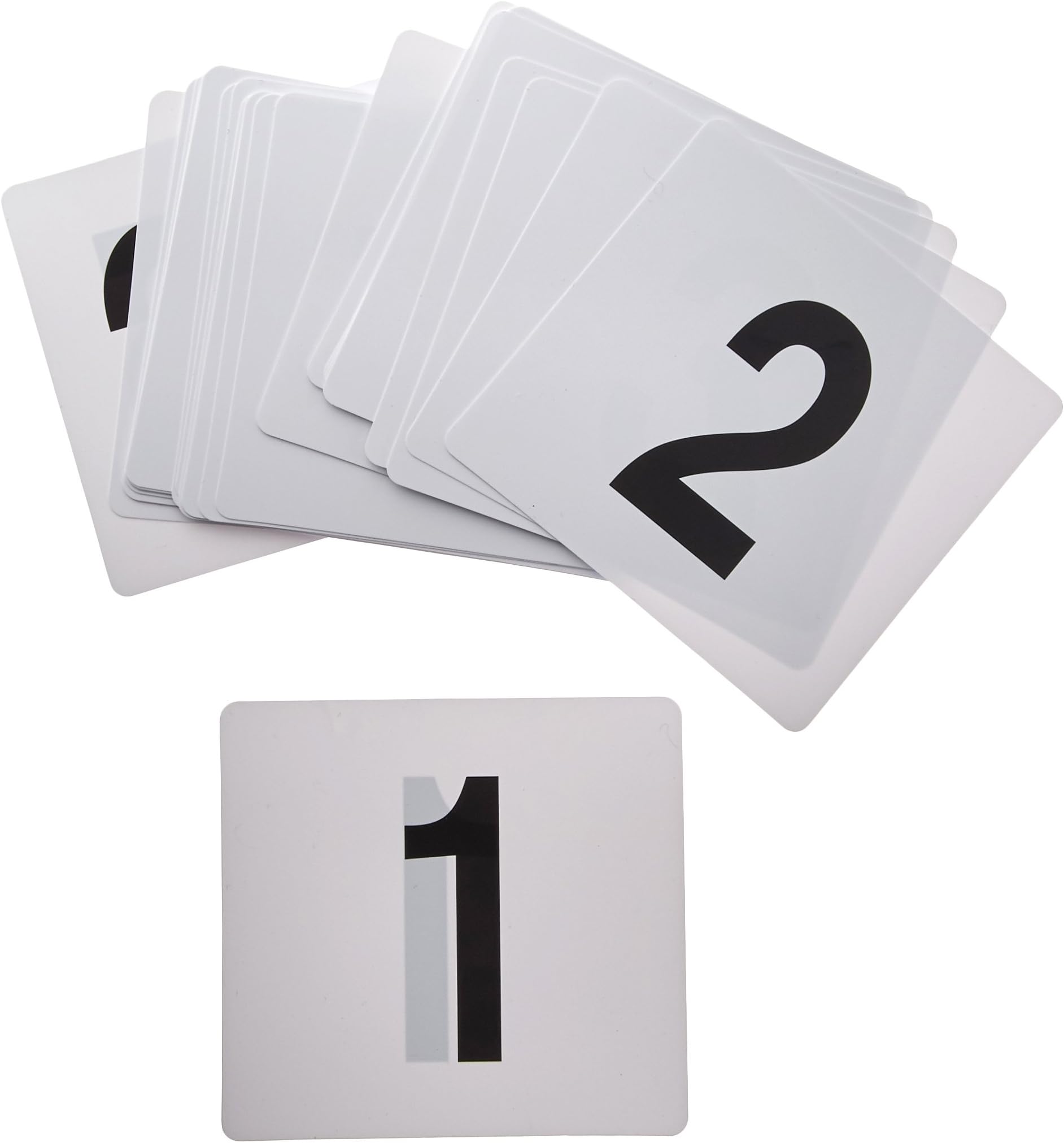 Winco TBN-25 1-25 Plastic Table Numbers