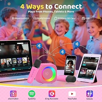 Gralal Karaoke Achine 2 Icrophones, Girls Birthday Presents Girls