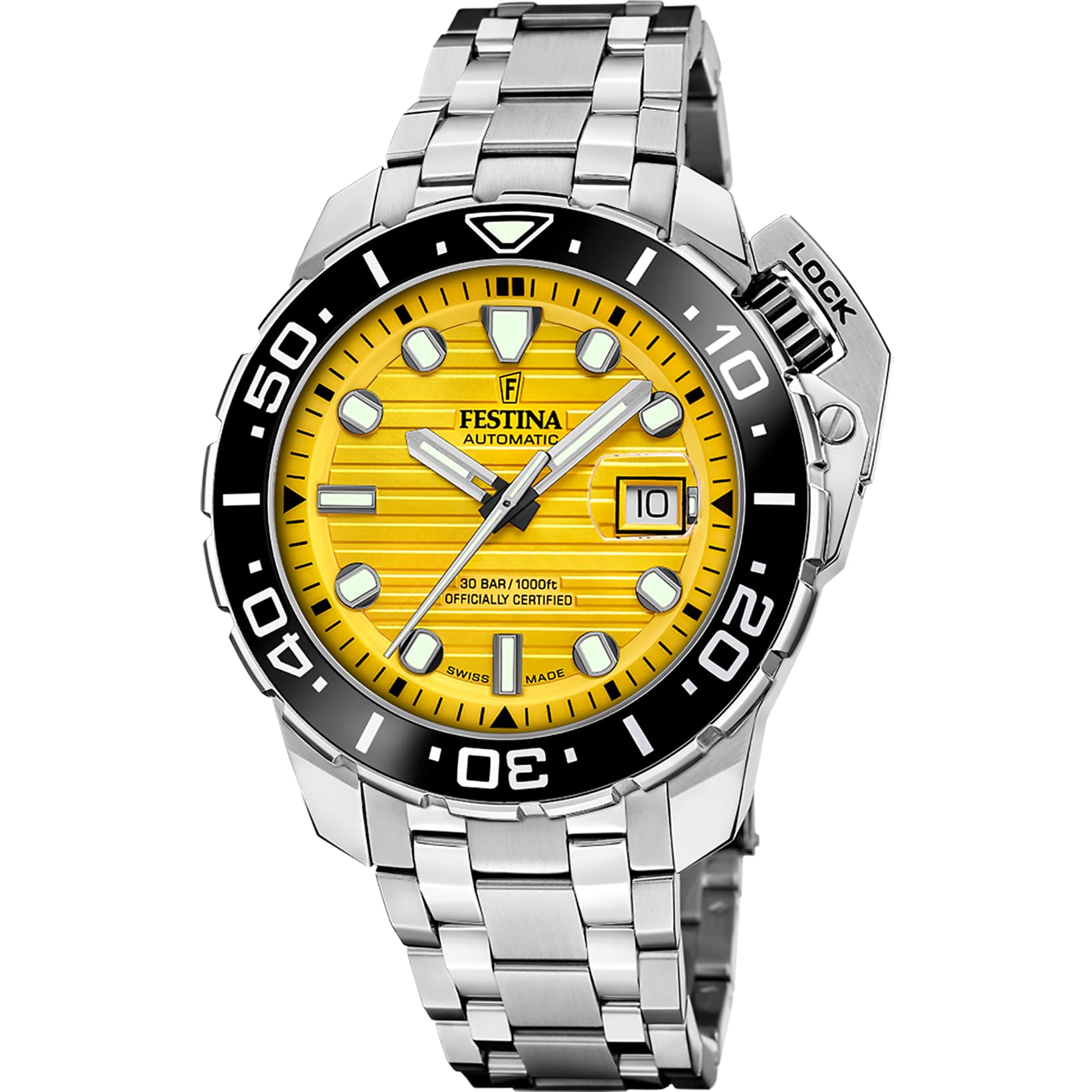 Festina Armbanduhr Automatic Diver Swiss Made
