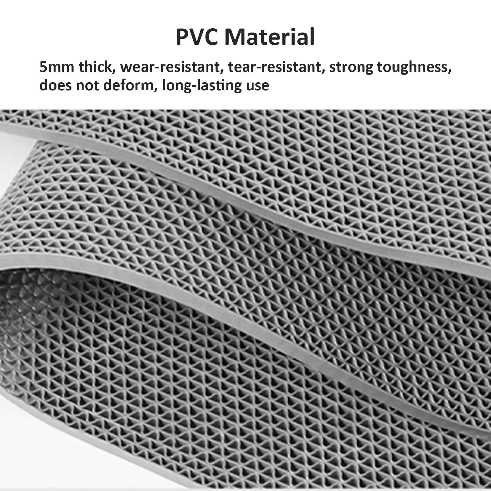 Tappetino antiscivolo in PVC per drenaggio, commerciale, per interni ed esterni, per aree umide, ideale per piscine, bagni, cucine, ristoranti, stile rotolo