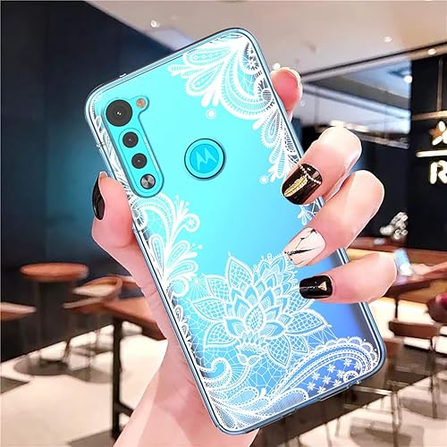 Miniatura 5 de Funda para Moto G Stylus, Motorola G Stylus para niñas y mujeres, a prueba de golpes, transparente, suave, flexible, funda protectora de TPU delgada