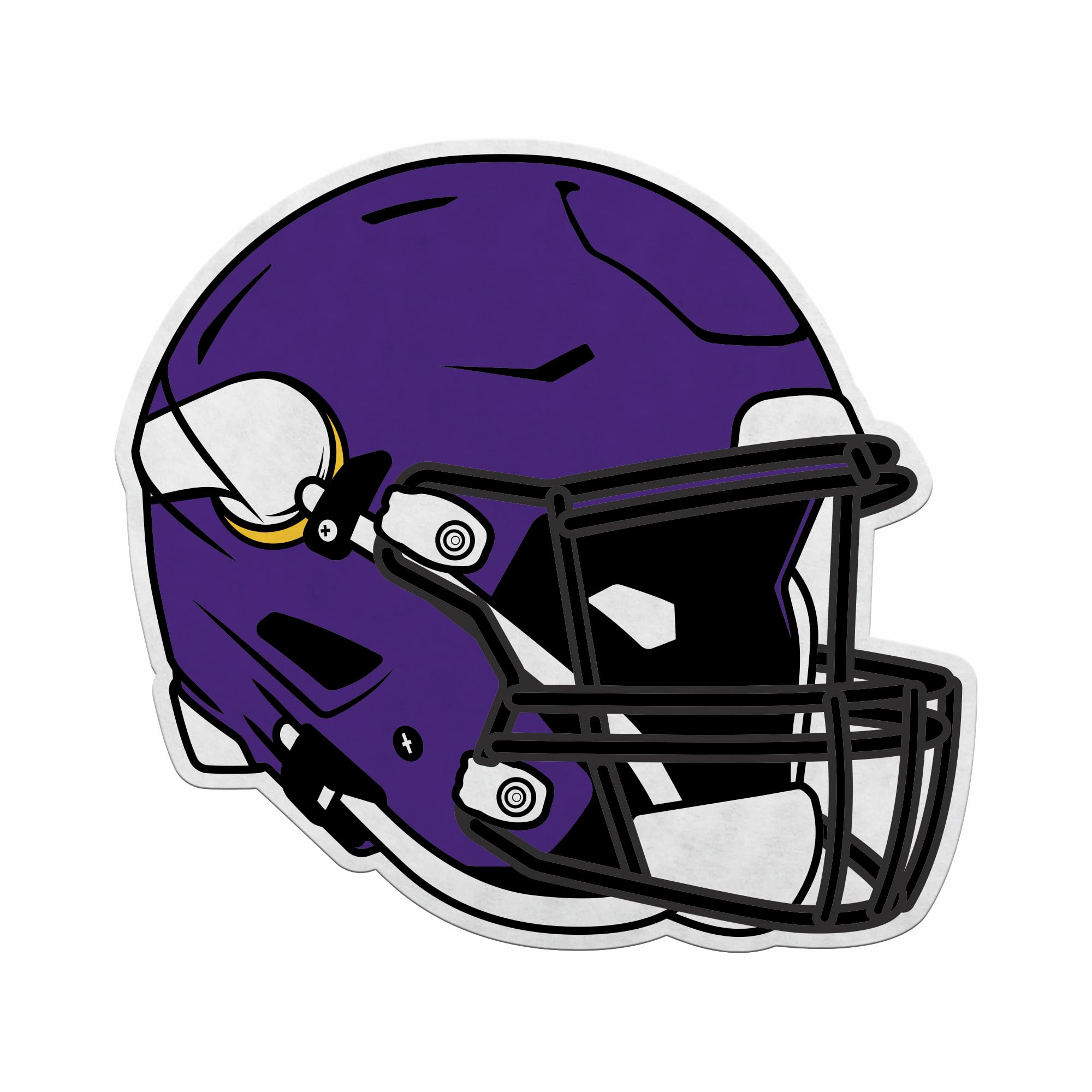 Fanion NFL Minnesota Vikings en feutre Rico Industries pour décoration de salon
