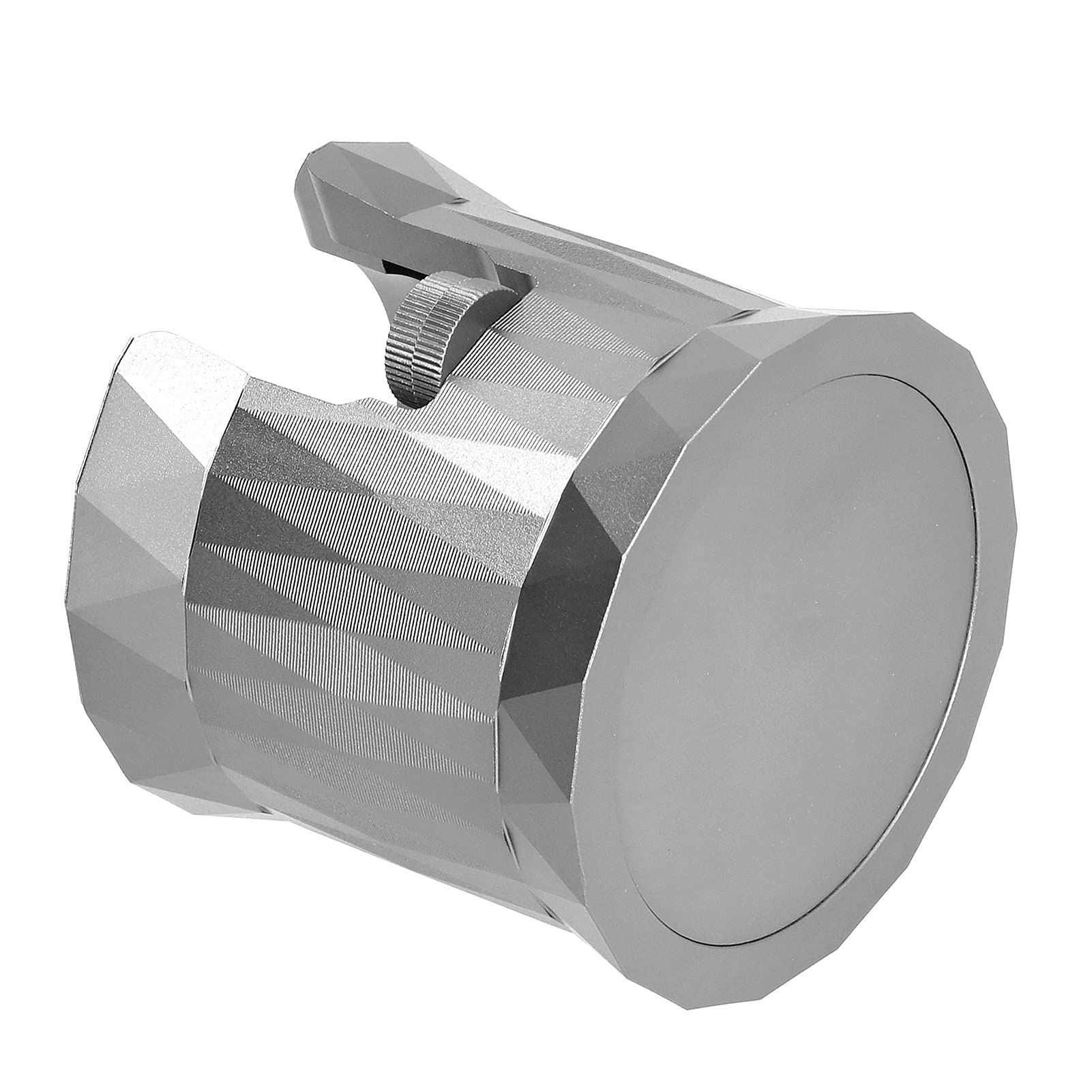 Kaffee-Manipulationshalter-Ständer |Siebträgerständer aus Aluminiumlegierung für einfaches Pressen |Stabiles und robustes Kaffeezubehör für Zuhause/Bar/Geschäft |25oz Gewicht (Matte Grey)