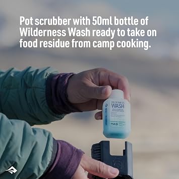 Sea to Summit Camp Kitchen Pot Scrubber and Soap, 2-Pack