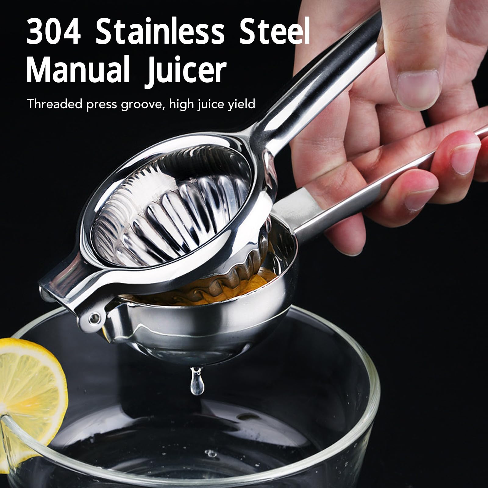 Simple Craft 2-in-1 Lemon Lime Squeezer - Yellow & Green Handheld Citrus Juicer