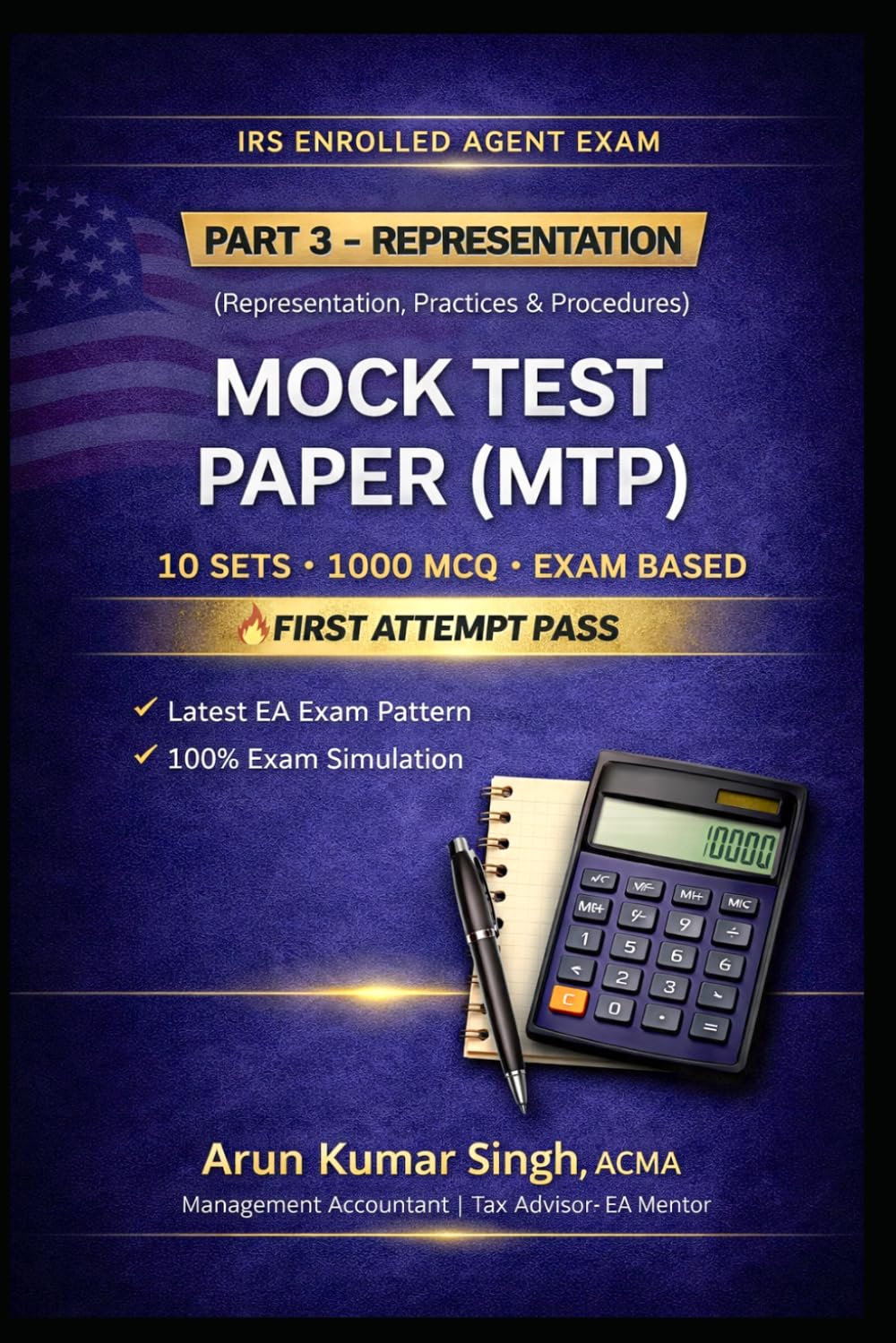 IRS Enrolled Agent (EA) Exam Part 3 – Representation, Practices & Procedures | Mock Test Series (MTP) | 1000 MCQs |2026-27: Real Exam-Based Practice ... (2026–2027) (IRS EA Exam Master Series 2026)