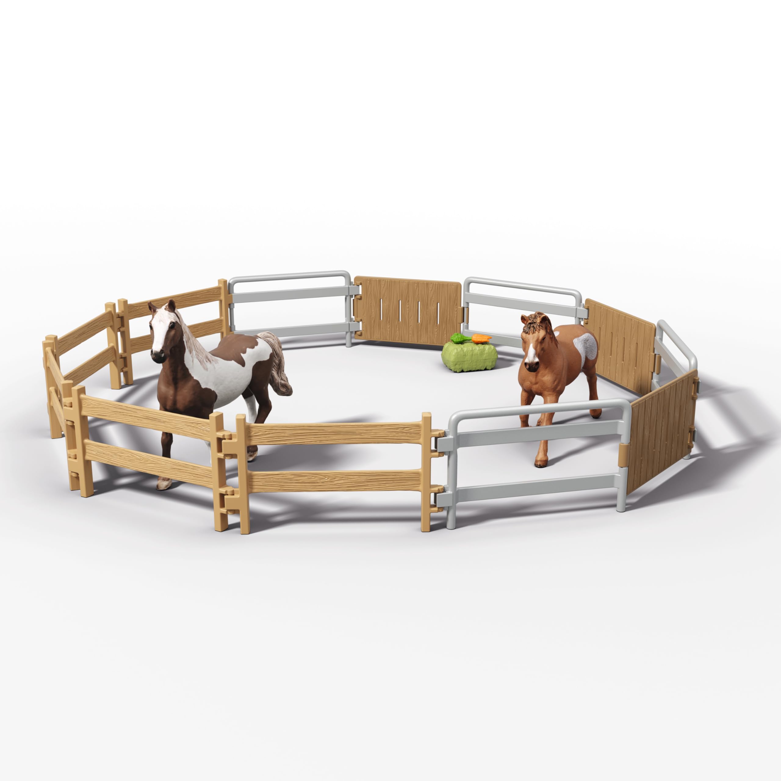 schleich Horse Club | Lakeside Truck mit Anhänger 42705 | 119-teiliges Set | Set inkl. Truck, Pferdeanhänger, Pferdebox, Hannah, 2 Pferde, Hund & Zubehör | Pferdespielzeug & Geschenk ab 5 Jahren