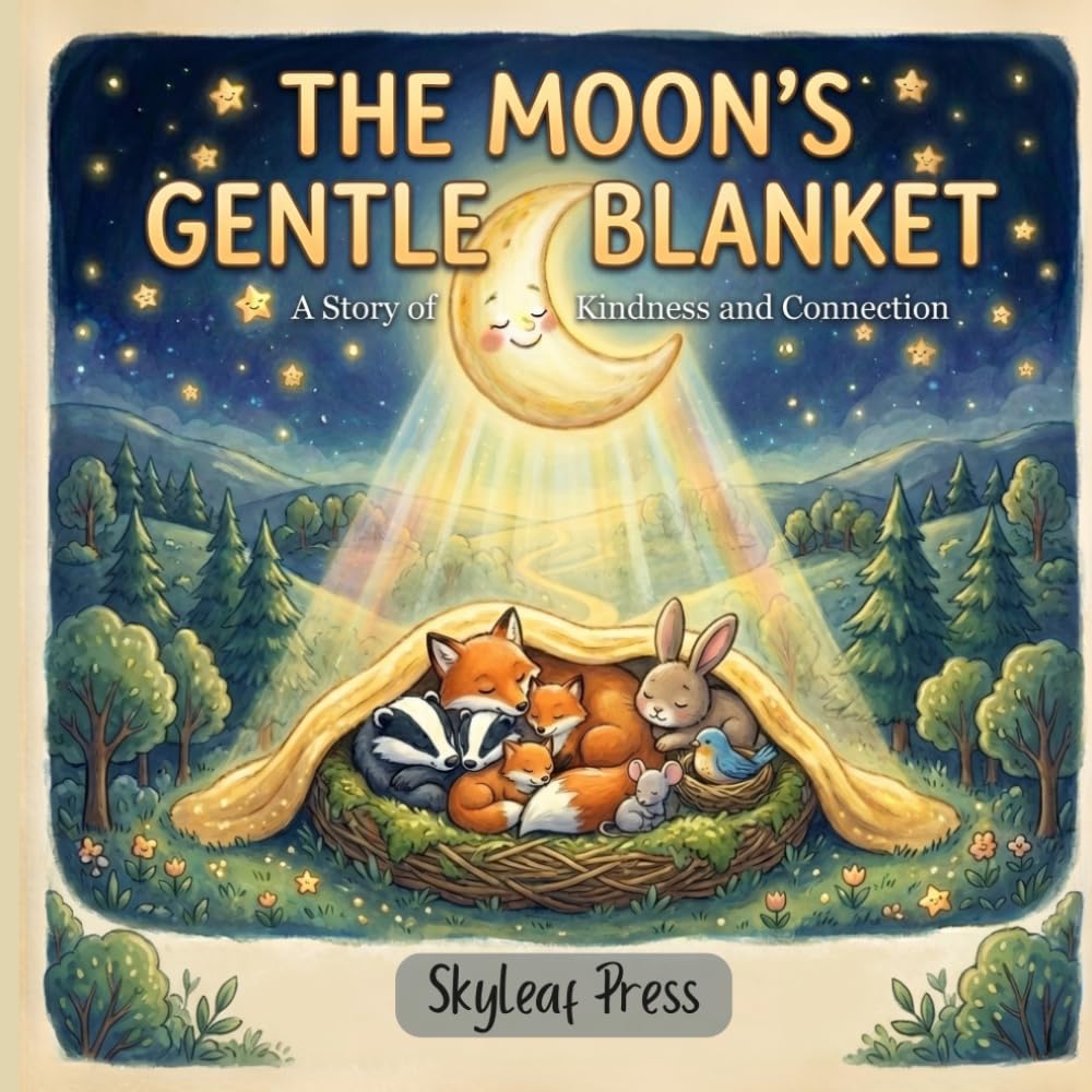 The Moon's Gentle Blanket: A Story of Kindness and Connection