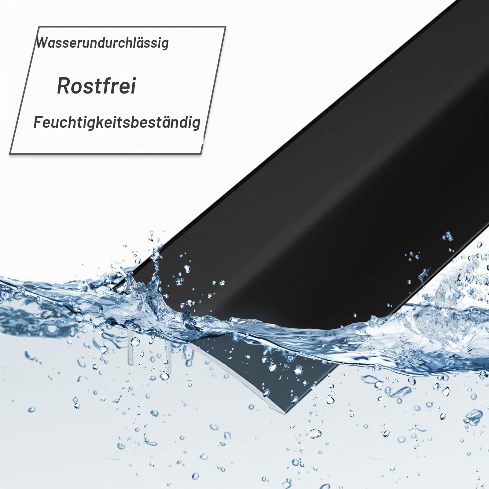 Aluminium-Bodenübergangsstreifen,0,9 m x 43 mm Aluminium Türschwellen Leiste, Selbstklebendes Übergangsprofil, Bodenübergangsleiste, Überbrücken die Höhenausgleich 8-15 mm