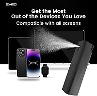 Vista 2 de EVEO Screen Cleaner Spray and Wipe - 2-in-1 Car Screen Cleaner & iPhone Cleaner Touchscreen Mist Cleaner for Laptop, Computer, MacBook, iPad and