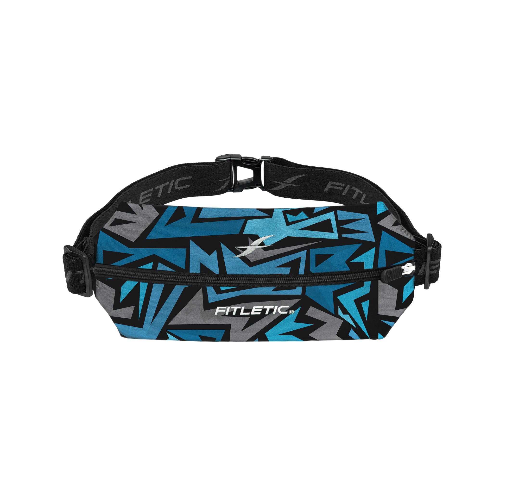 Fitletic Active Lifestyle Fanny Pack & Mini Sports Running Belt for Men & Women – Lightweight, Low Profile- Ultra-Soft Expandable Lycra Pouch - Fits All Phones – Inner Pocket