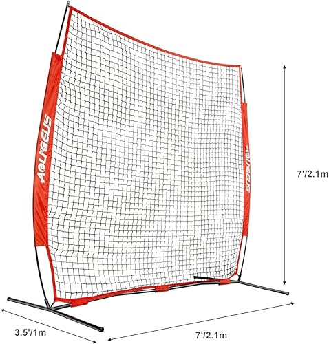 Miniatura 5 de Red de Barrera Deportiva, Red Deportiva, Red de Respaldo de Barricada, Perfecta para Béisbol, Sóftbol, Fútbol, Baloncesto, Lacrosse
