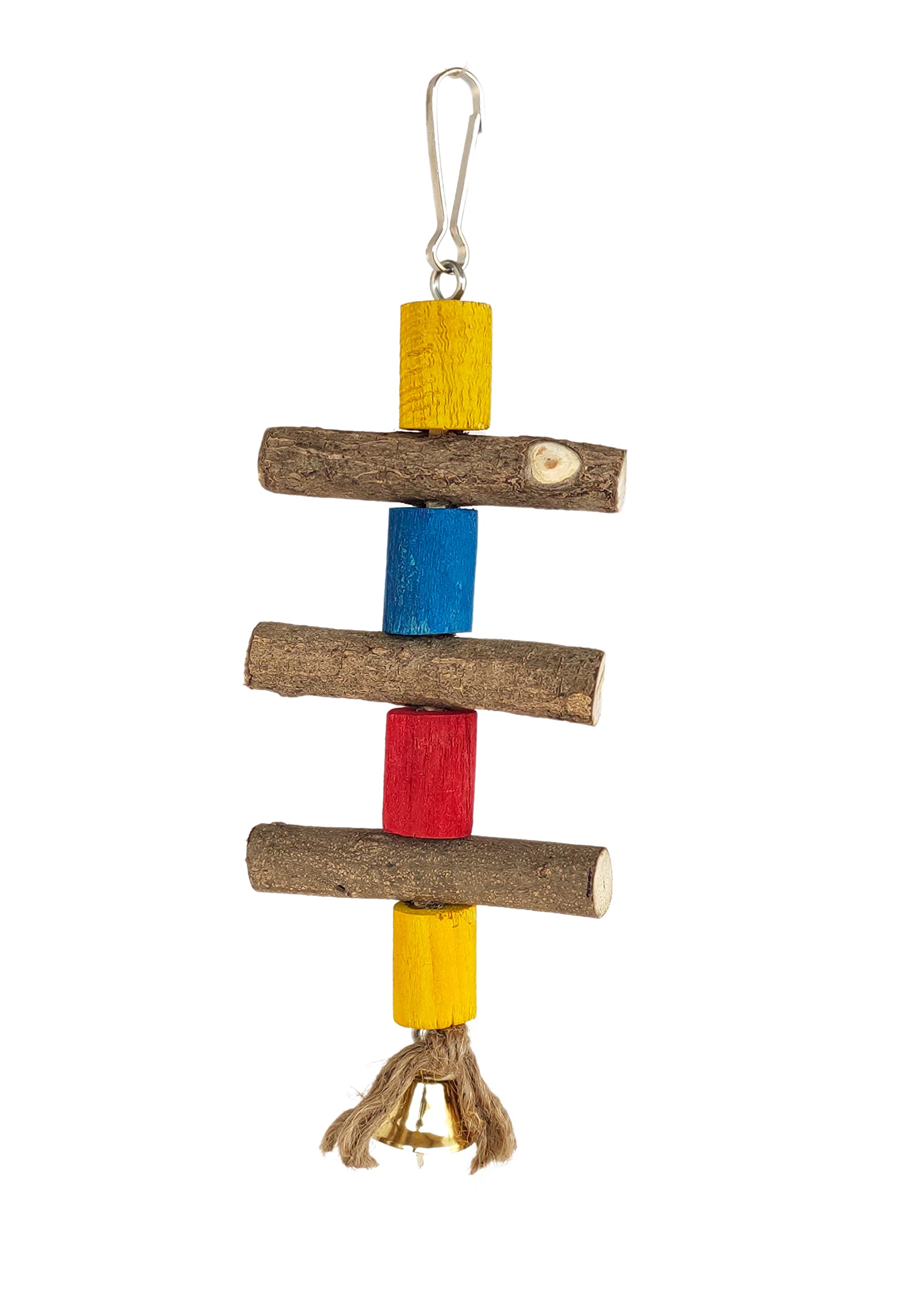 KSK Bird Natural Wood Chew Toy Parrot Hanging Wooden Blocks Bead Toy for Budgies Parakeet Cockatiel Conure Lovebirds Cage Accessories.(Medium) (B00ZV7XK4K) Amazon Price History, Amazon Price Tracker