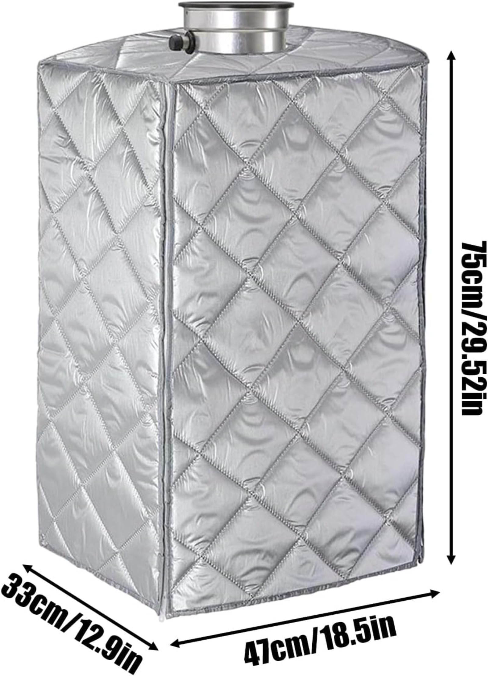 Cubierta reforzada para calentador de agua | Funda protectora impermeable para calderas y calentadores | Funda aislante contra heladas, lluvia y polvo | Durable al aire libre para patio