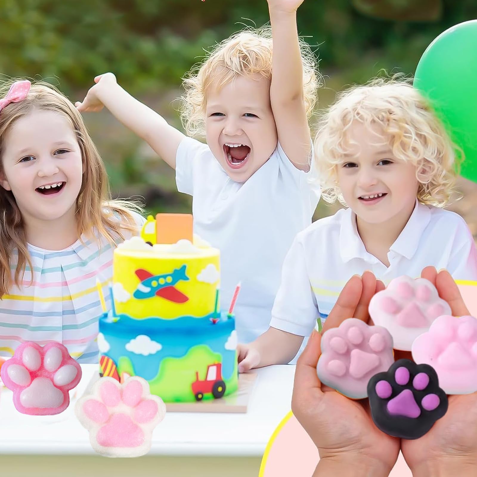 Squishy Pata De Gato Anti-estrés – Juguete De PVC Suave Para Apretar – Diseño Tierno Y Portátil – Ideal Para Niños, Adolescentes Y Adultos – Regalo Divertido Para La Oficina O Casa