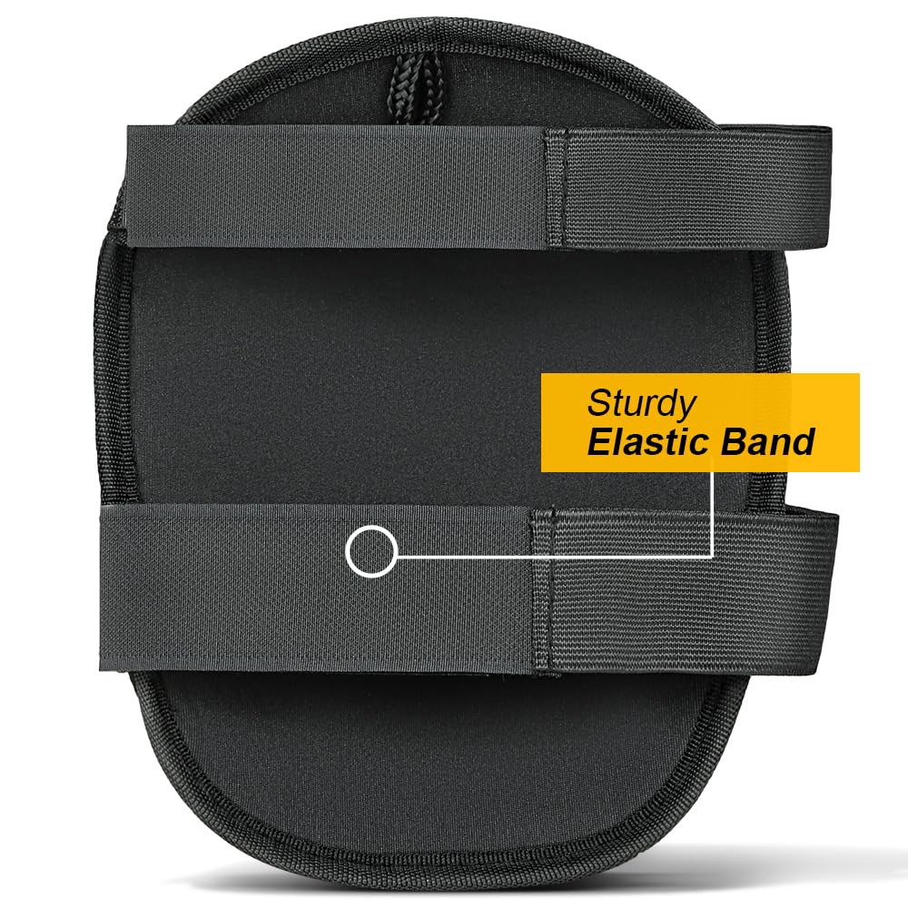 WINHUNT Ginocchiera professionale, impermeabile 600D, regolabile (40 – 62 cm), con imbottitura in gel & EVA, protezione pesante per ginocchia, ginocchiere, giardinaggio, ginocchiere, ginocchiere