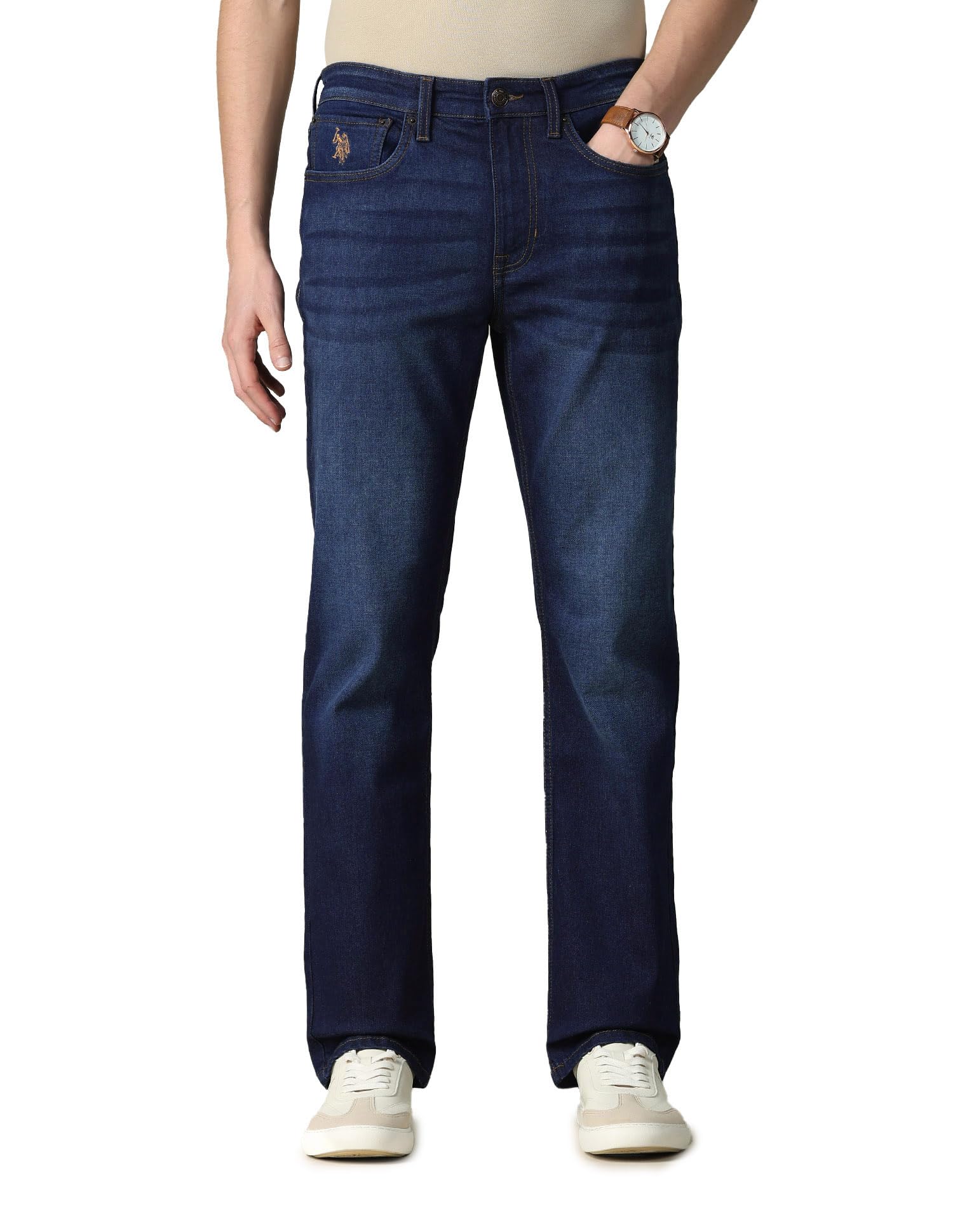 u.s. polo assn. denim co. Men's Harold Slim Straight fit Blue Jeans-picture-11