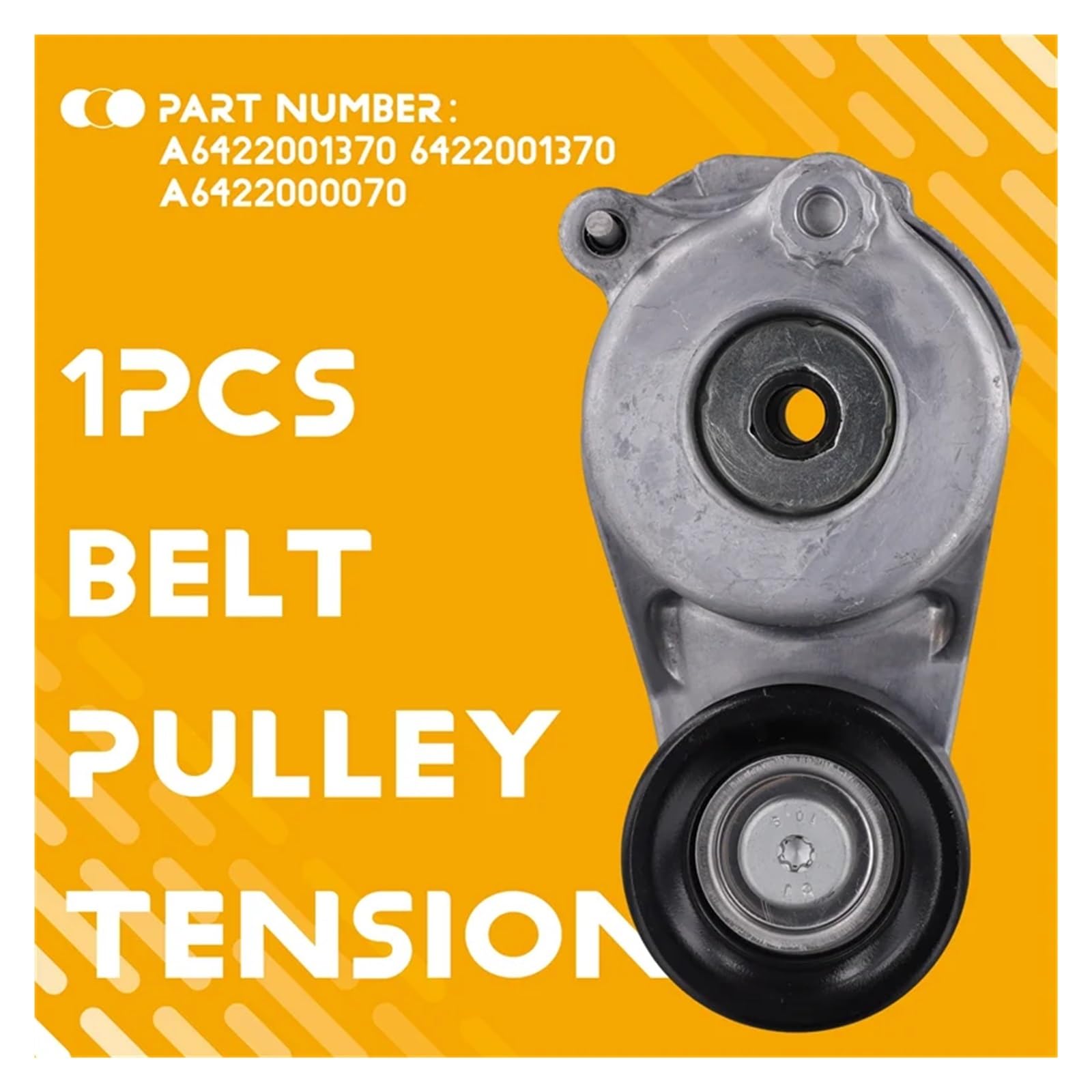 AB16-A6422001370 Tenditore puleggia cinghia auto compatibile per Benz CLE CLK E ML R Sprinter compatibile per Jeep Cherokee 2005-2020 A6422000070