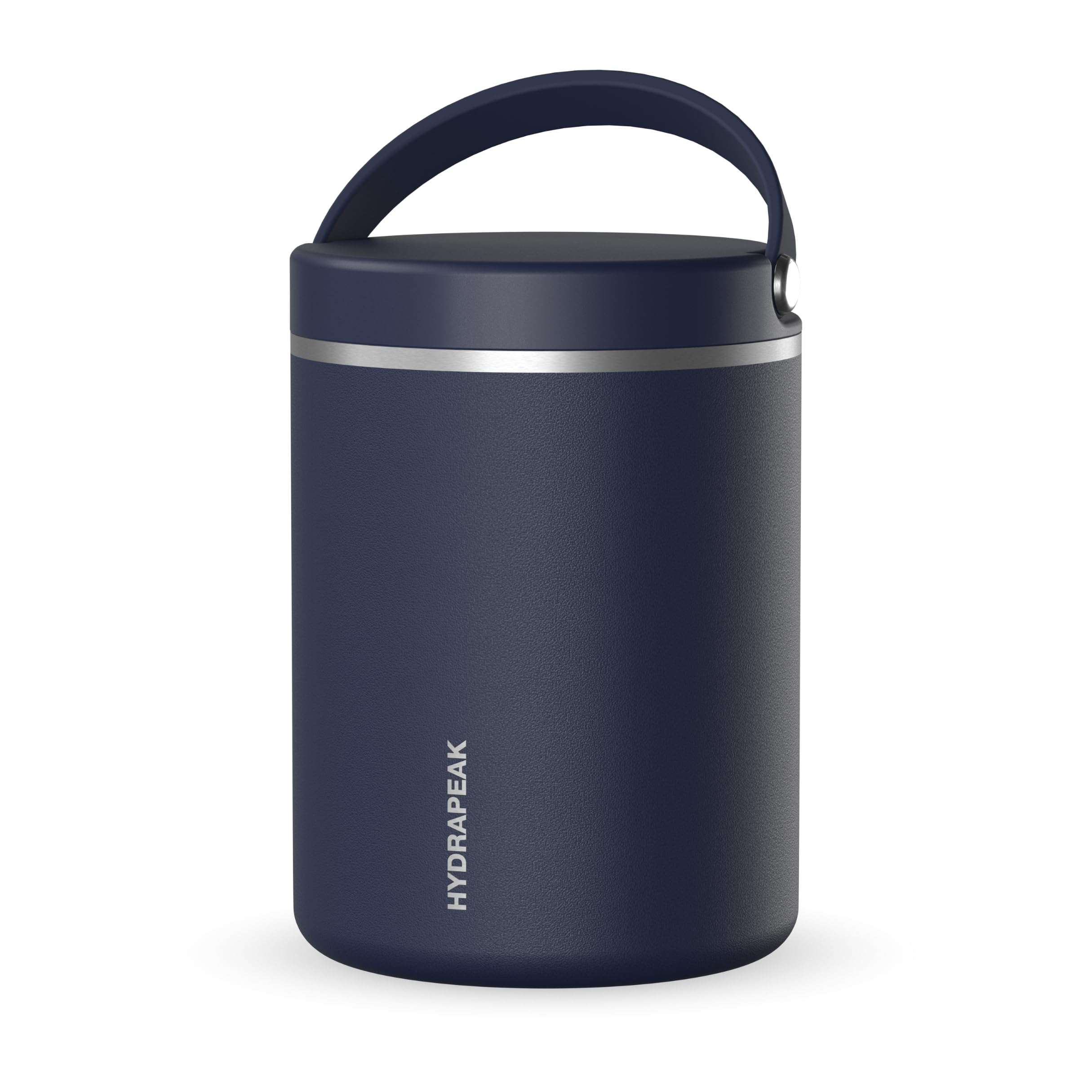 Hydrapeak 32oz Stainless Steel Vacuum Insulated Thermos Food Jar | Thermos for Hot Food and Cold Food, Wide Mouth Leak-Proof Soup Thermos for Adults, 10 Hours Hot and 16 Hrs Cold (Navy)