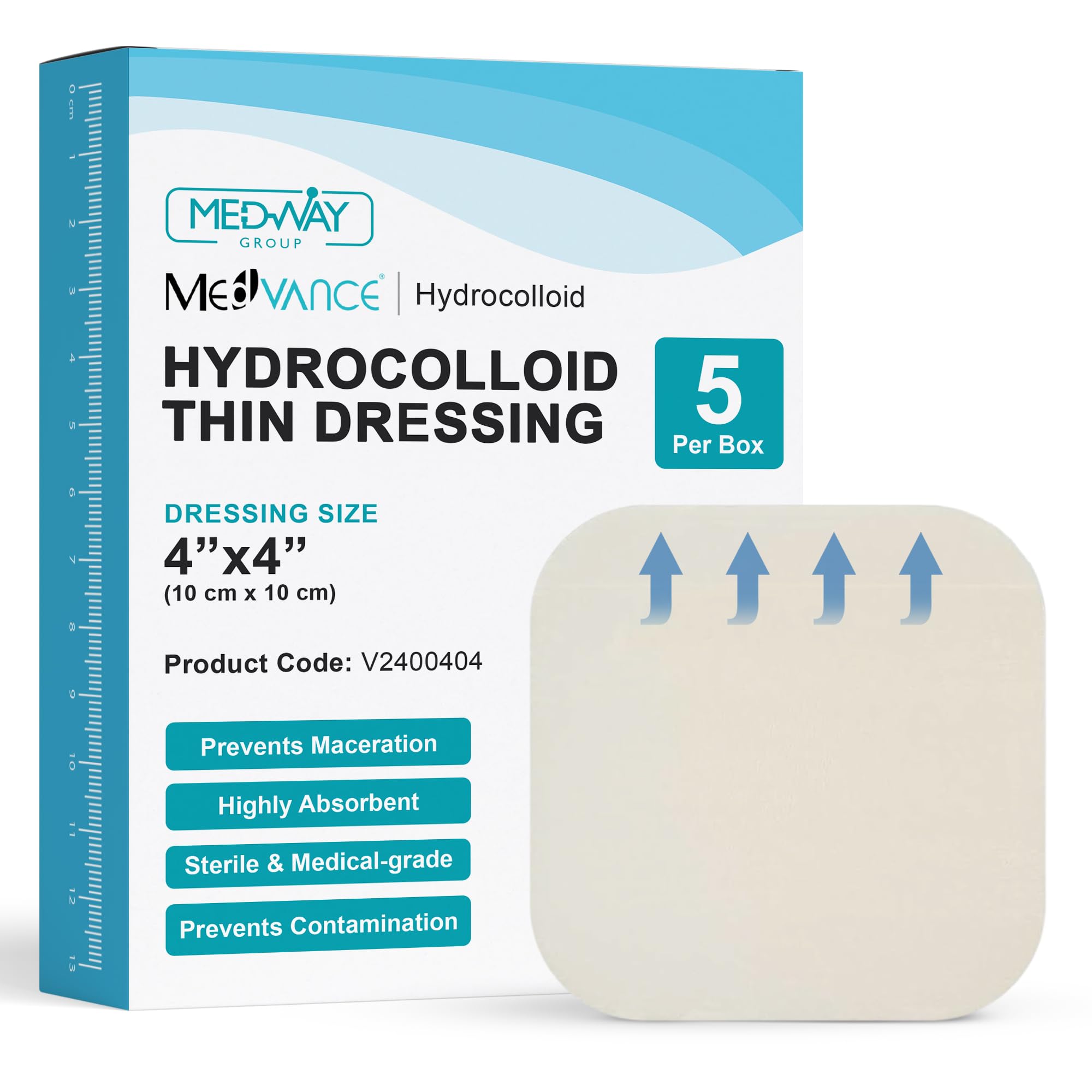 what is a hydrocolloid dressing MedVance Adhesive Thin Waterproof, 4