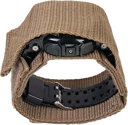 Vista 5 de Cubierta de la correa de reloj táctica, correa de reloj cubierta militar, adecuada para deportes, relojes regulares estándar