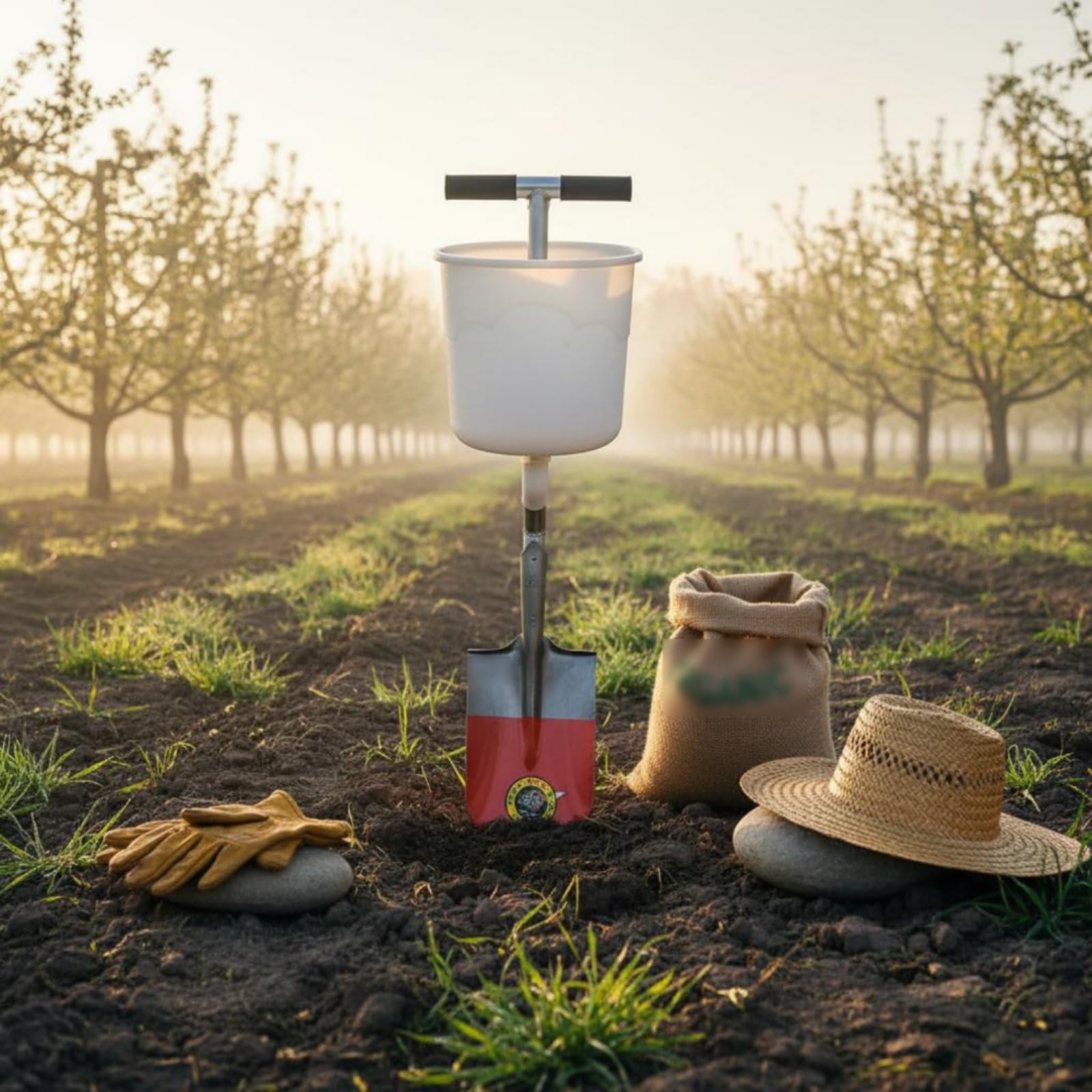 Spandiconcime Manuale Spandiconcime Seminatrice Piantatore Dosatore in Acciaio al Carbonio con Meccanismo di Rilascio E Manico Rinforzato Adatto a, Airplane W Bucket