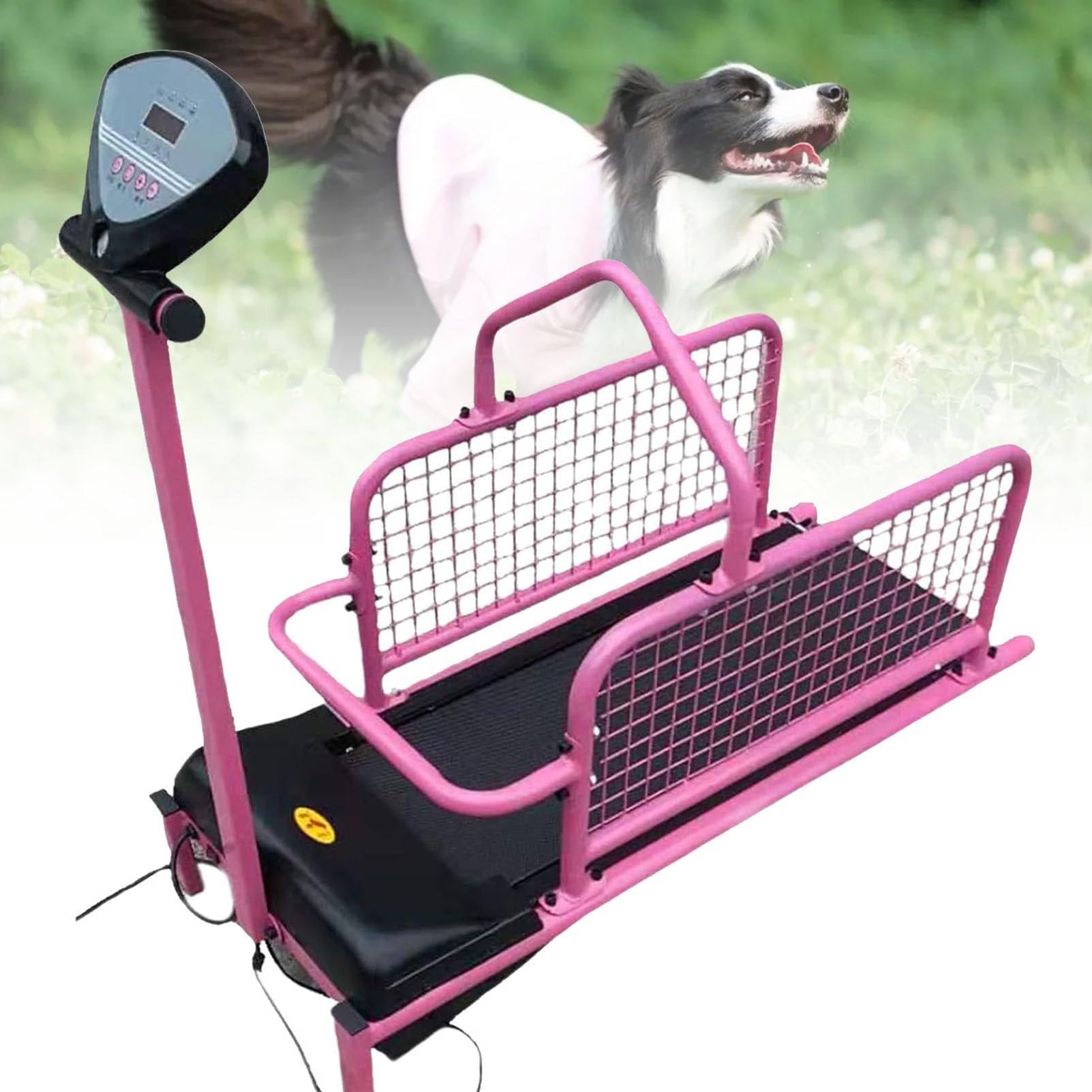 Cinta de correr para perros de interior con pantalla LCD, máquina de correr silenciosa para perros pequeños y medianos, ejercicio de fitness