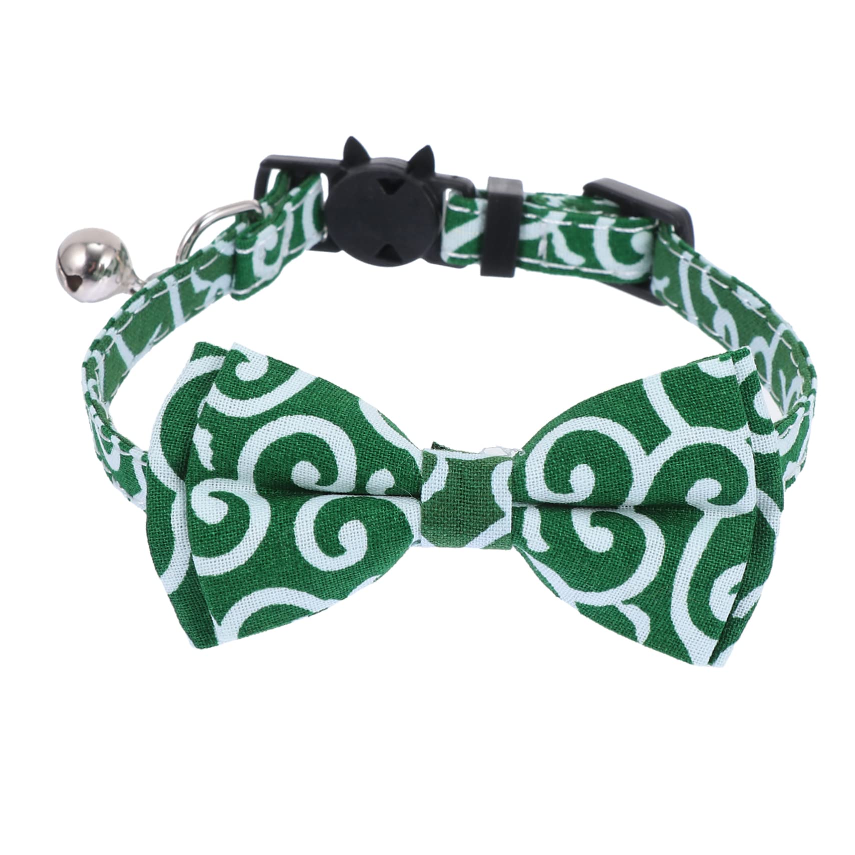 Collier de chat réglable avec son pendentif arc chic et sa petite cloche sonore - 8